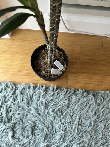 Artificial Green Plant in Black Pot - photo 2