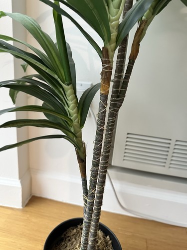 Artificial Green Plant in Black Pot - photo 3