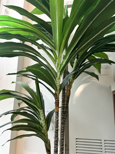 Artificial Green Plant in Black Pot - photo 5