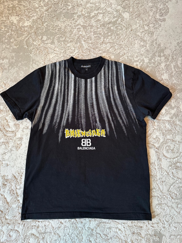 Balenciaga DIY Metal / Skater black graphic t-shirt