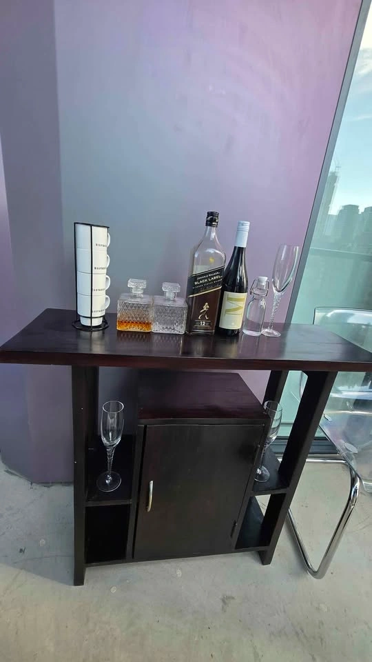 Dark Wood Bar Cabinet - photo 3