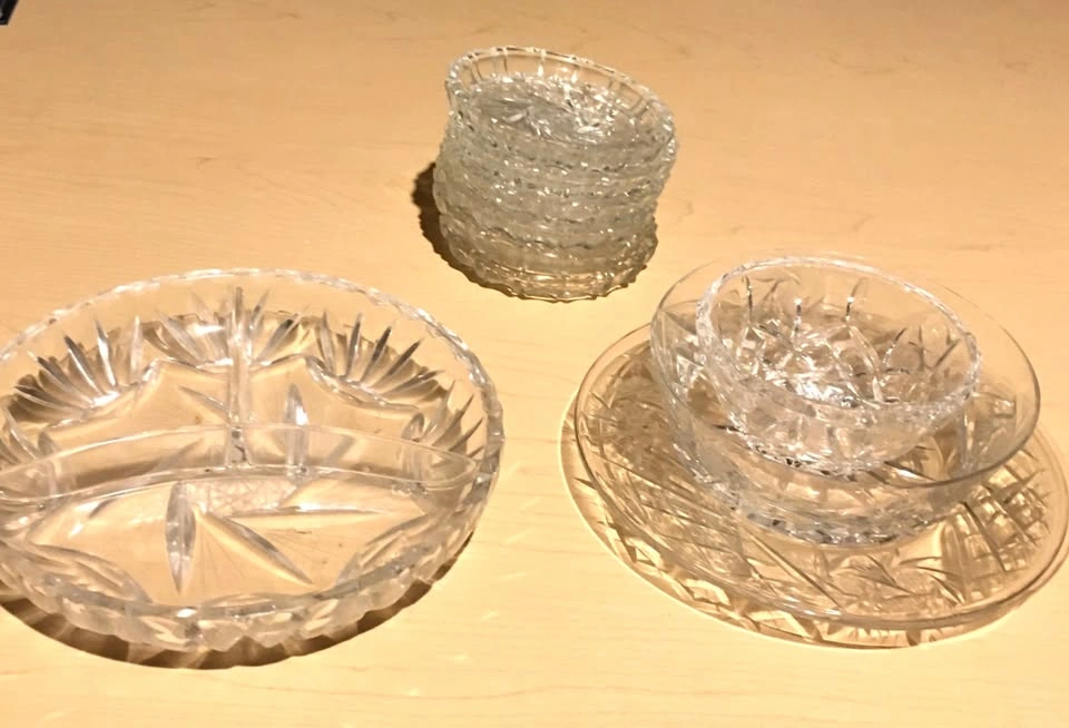 Vintage crystal set for sale Brunswick Star Pinwheel - photo 2