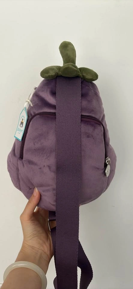 BNWT Jellycat Amuseables Aubergine Crossbody Bag - photo 3