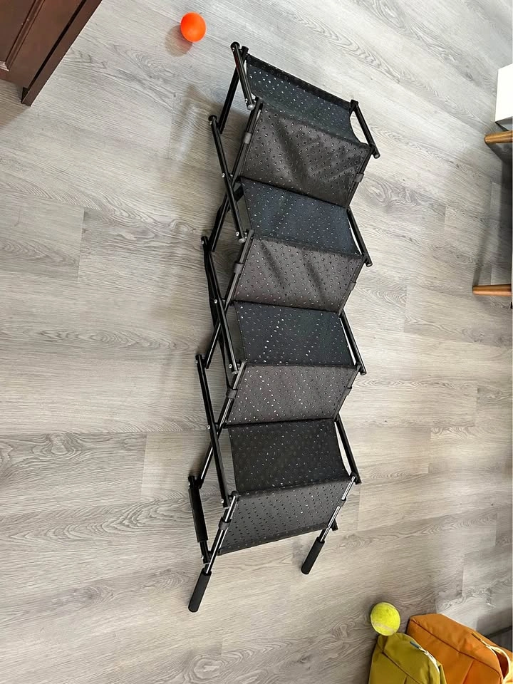 Folding Pet Stairs / Ramp for Dogs-Black