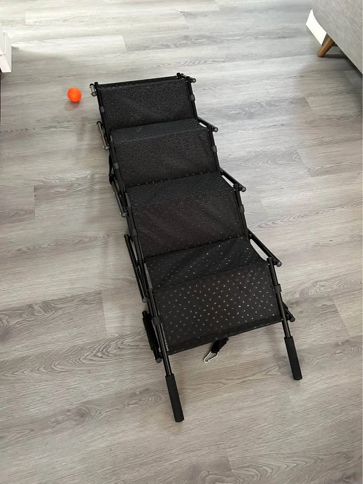 Folding Pet Stairs / Ramp for Dogs-Black - photo 2