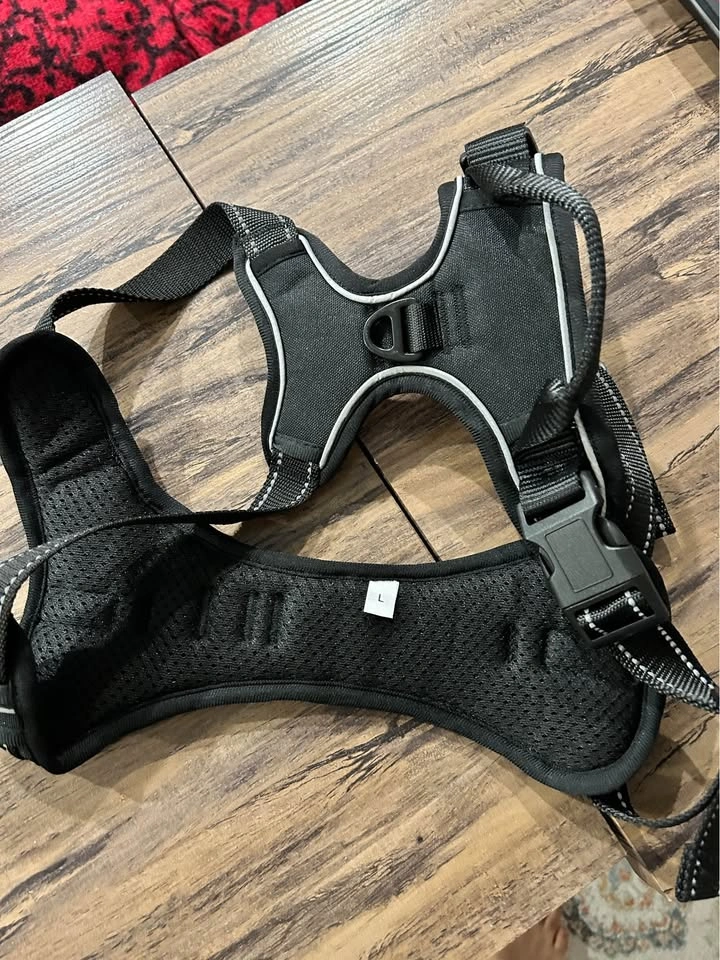 EcoEarth No-Pull Dog Harness — Large, Black - photo 3