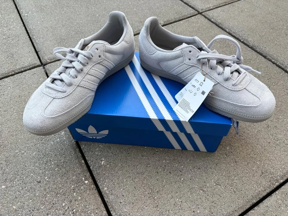 BNIB adidas Samba OG Grey Suede Size US 10 - photo 2