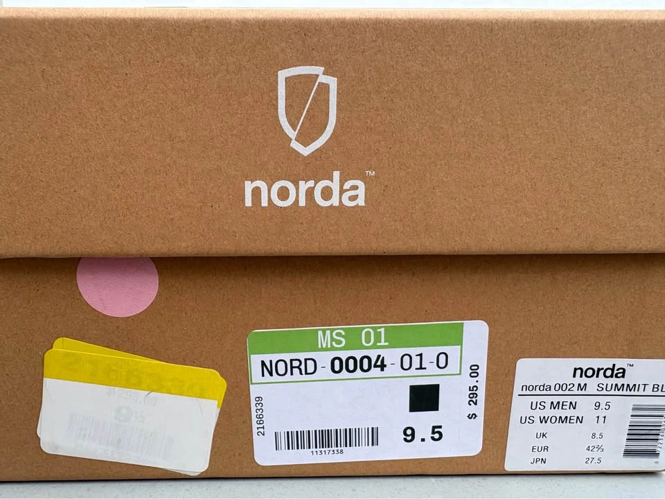 BNIB norda 002 Summit Black Trail Running Shoes - photo 2