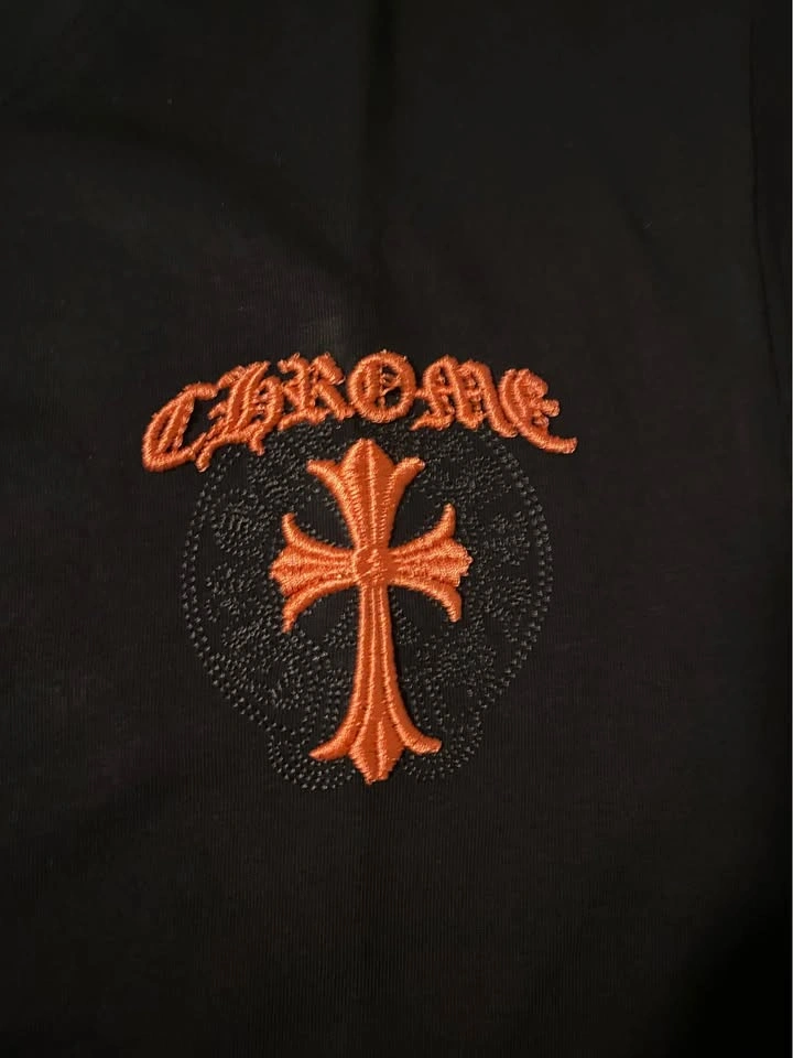 Chrome Hearts Black T-Shirt Orange Cross M New With Tags - photo 4