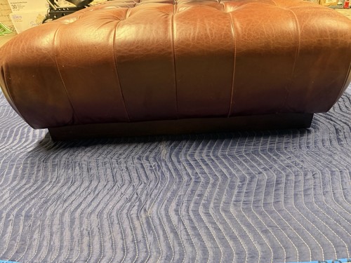 Mitchell Gold + Bob Williams Leather Ottoman - photo 4
