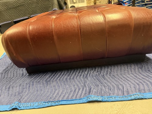 Mitchell Gold + Bob Williams Leather Ottoman - photo 5
