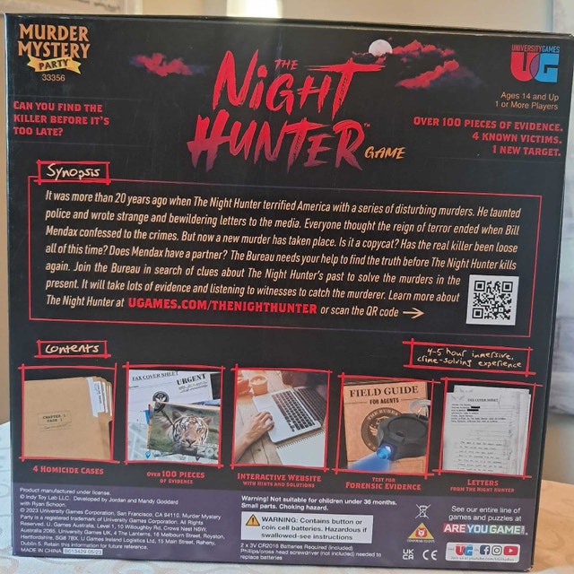The Night Hunter Murder Mystery Game - photo 2