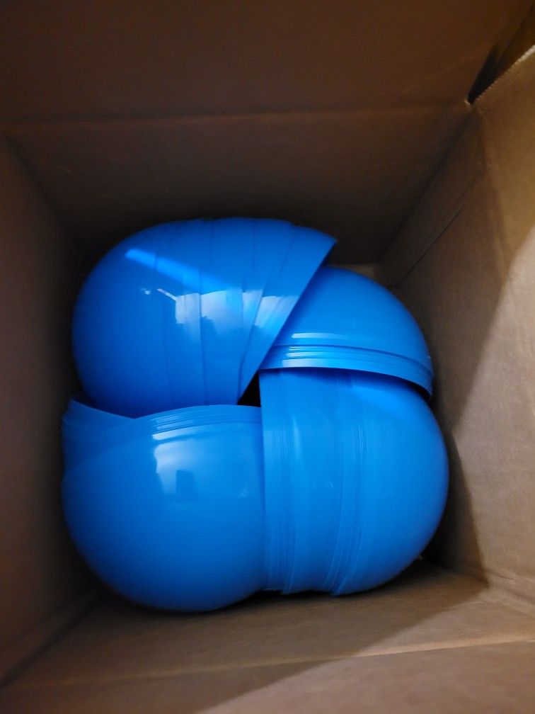 Big Claw Machine Capsules - Blue - 5 pcs - photo 3
