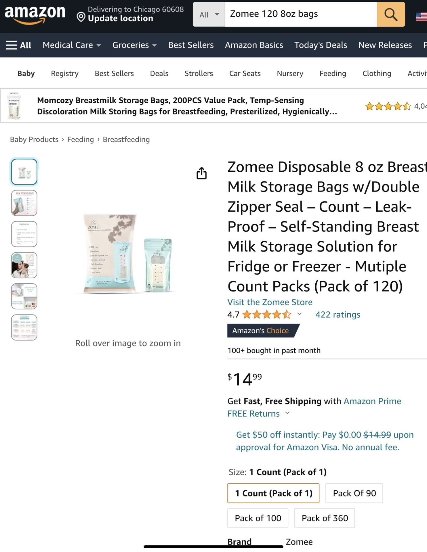 Breastmilk Storage Bags - photo 2
