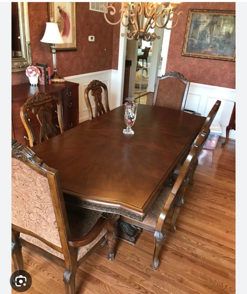 Ashley North Shore Traditional Extendable Dining Table Set - photo 2