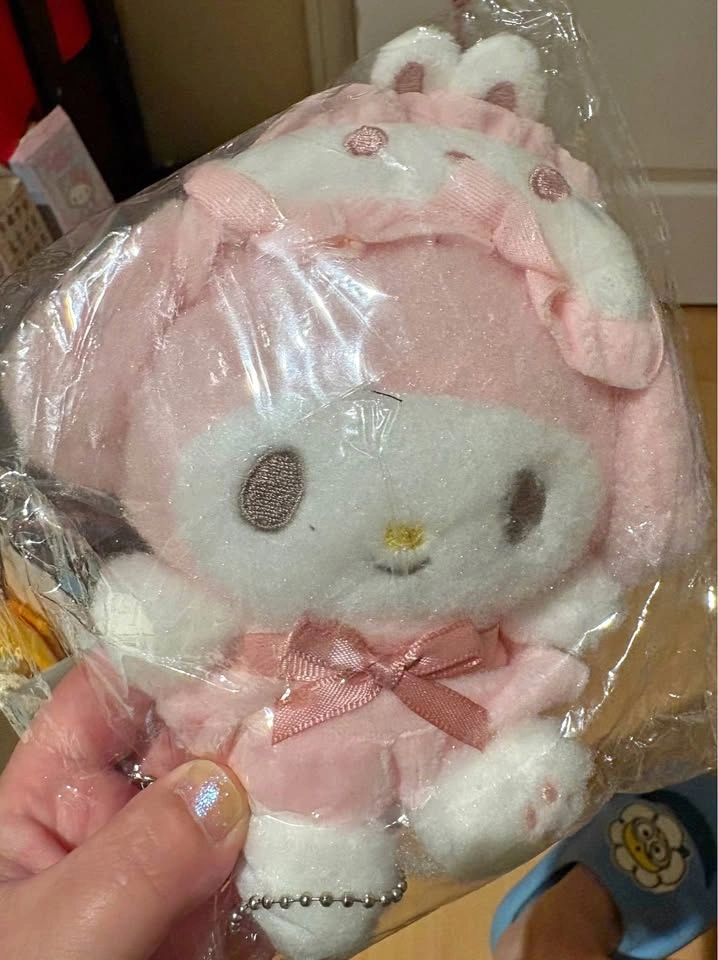 Cute My Melody plush keychain
