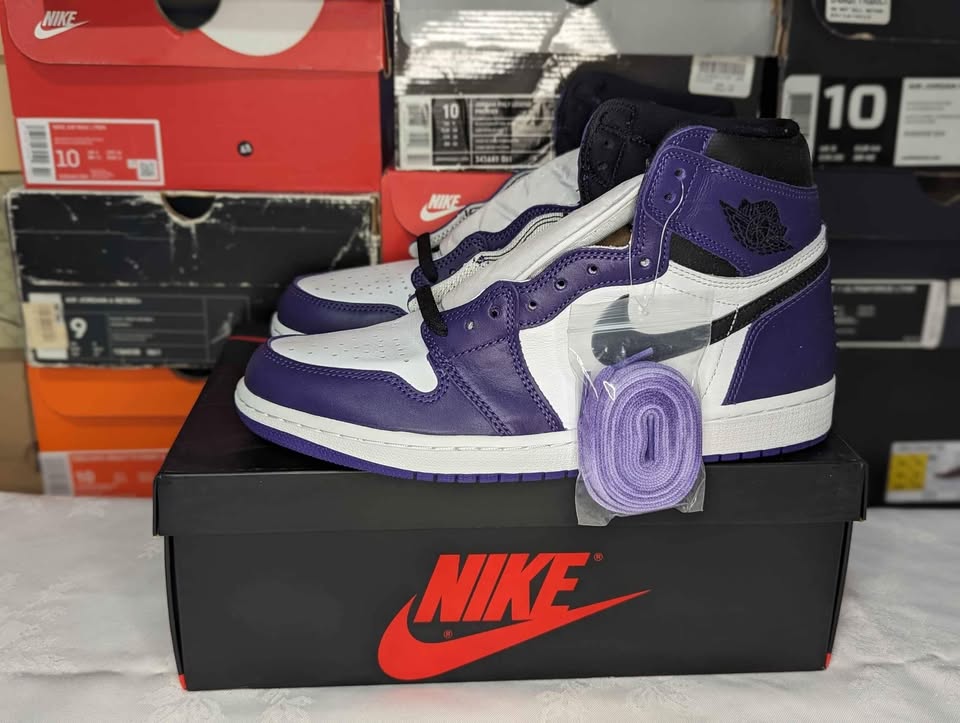 DS Jordan "Court Purple 2.0" 1 OG High - Size 9.5 - photo 3