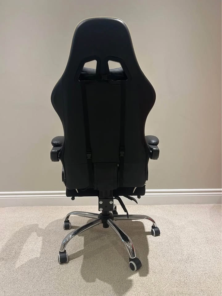 GTRacing Gaming Chair with Footrest & Massage Lumbar Support - photo 3