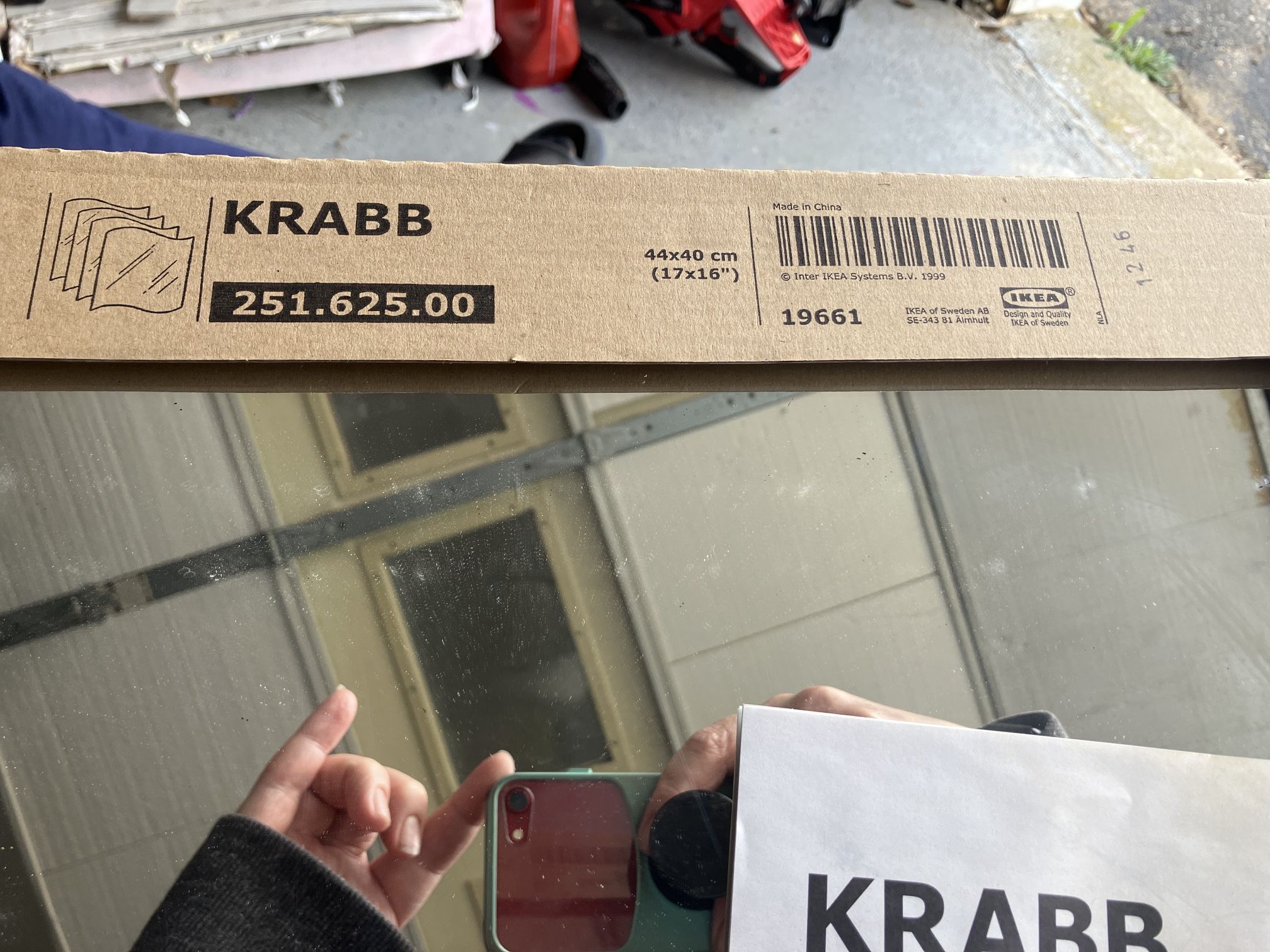 IKEA KRABB Mirror Set (4 Panels) – Like New - photo 4
