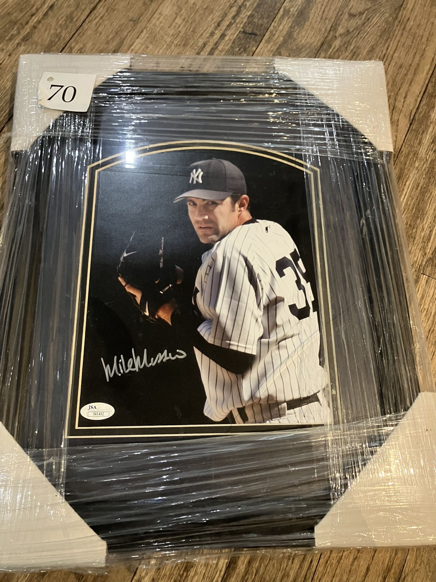 Mike Mussina Autographed New York Yankees Photo – JSA Certified