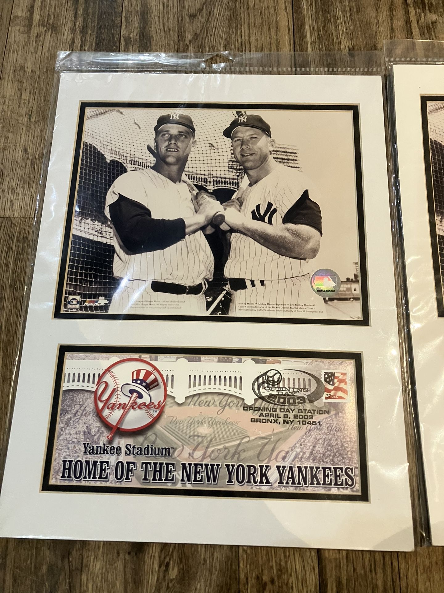 Mickey Mantle & Roger Maris Yankees Framed Print – 16” x 12”