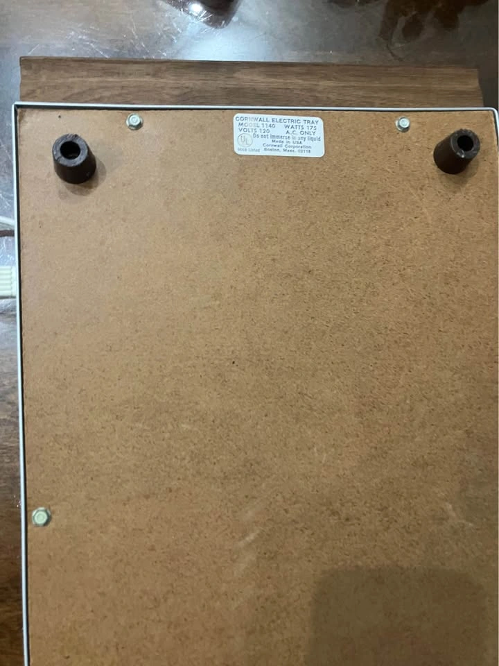 Vintage Cornwall Electric Warming Tray | Mid-Century Buffet Food - photo 3