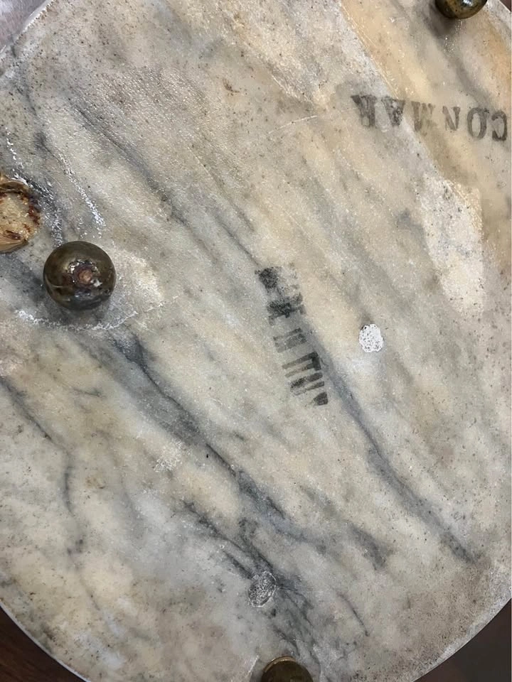15” Round Marble Pedestal Serving Tray - photo 5