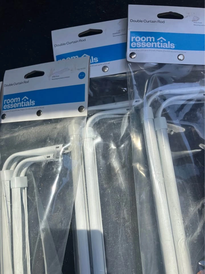 4 New Room Essentials Double Curtain Rods – 28”–48” - photo 4