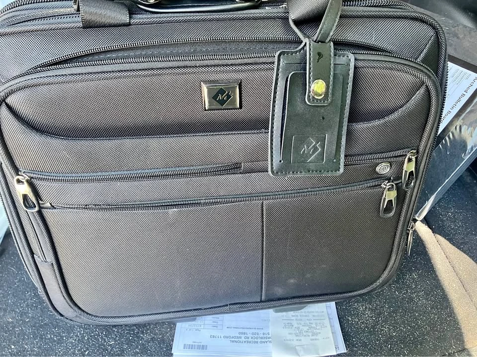 McKlein Rolling Laptop Briefcase Mobile Office Case