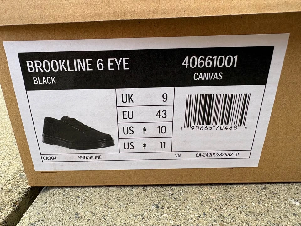 Dr. Martens Brookline 6 Eye Canvas Shoes - photo 2