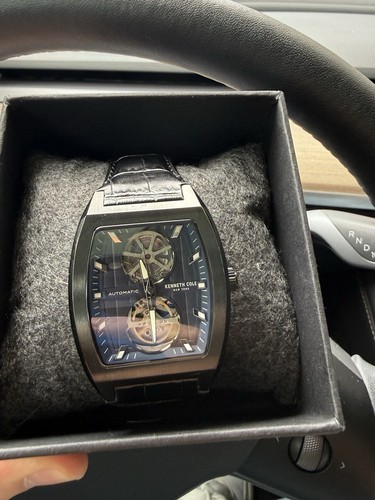 Kenneth Cole New York Automatic Skeleton Blue Dial Watch - photo 4