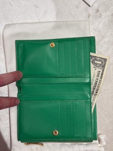 Bottega Veneta Green Intrecciato Weave Zip-Around Wallet - photo 5