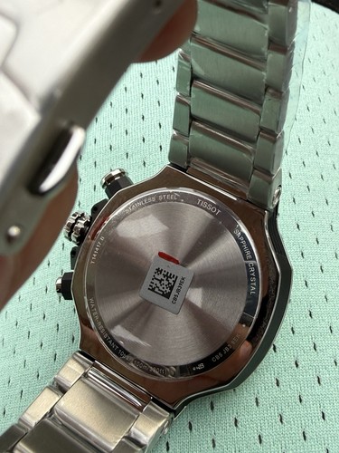 Tissot T-Race Men's 45mm Quartz Chronograph Silver Dial - photo 3