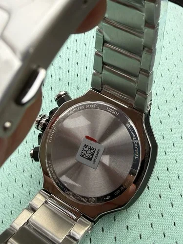 Tissot T-Race Men's 45mm Quartz Chronograph Silver Dial - photo 3