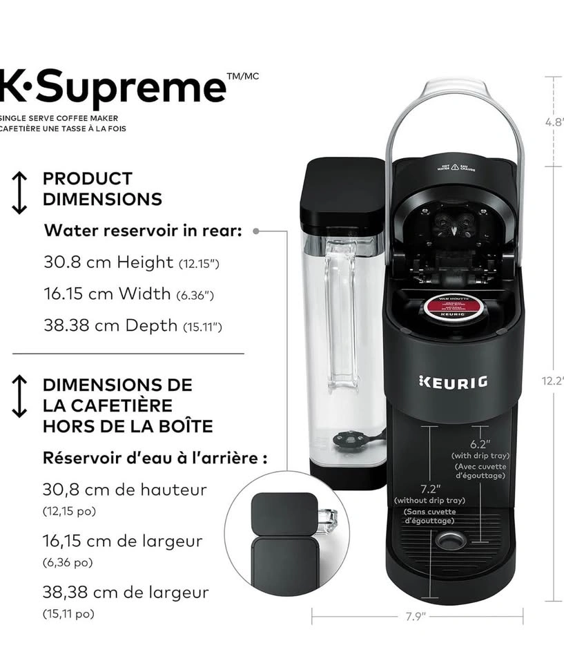 Keurig K-Supreme Coffee Maker + Universal Reusable Filter - photo 2
