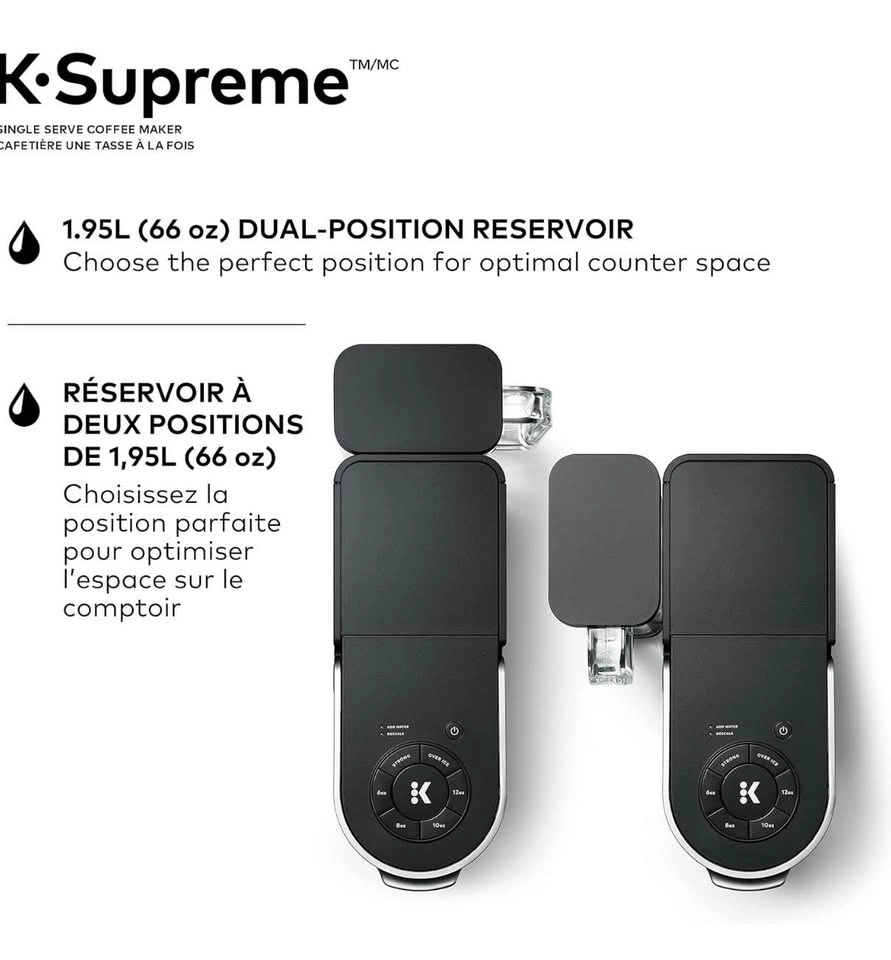Keurig K-Supreme Coffee Maker + Universal Reusable Filter - photo 5