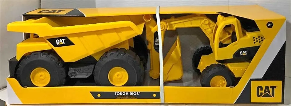 CAT 15" Tough Rigs 2-pk Dump Truck & Excavator