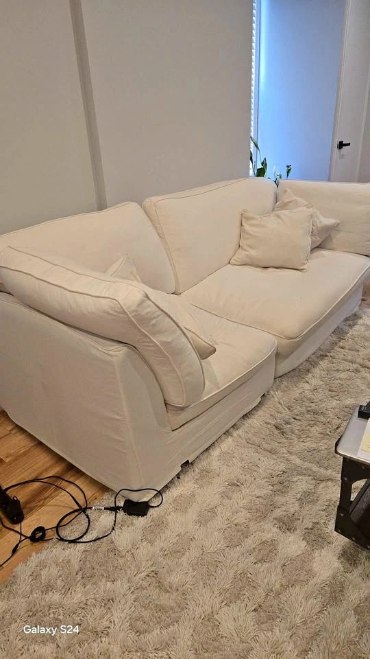 Cream DOWN Couch