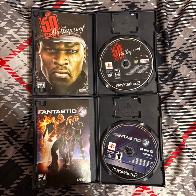 Lot Of 4 PS2 Games 50 Cent Bulletproof, Fantastic 4, and More - photo 3