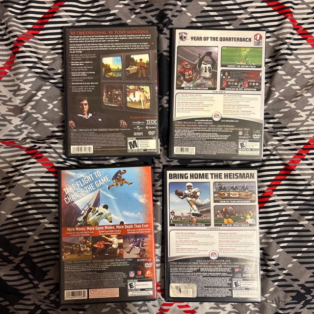 Lot Of 4 PS2 Games Scarface, Madden 06, NFL Street 3, NCAA 06 - photo 2