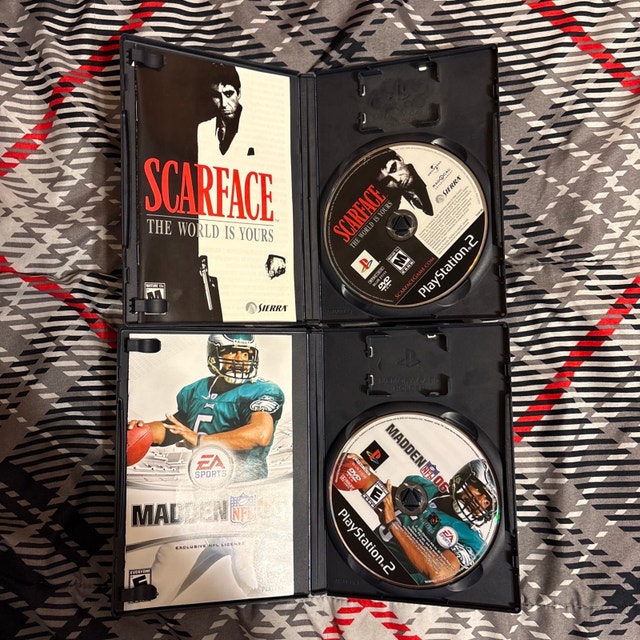 Lot Of 4 PS2 Games Scarface, Madden 06, NFL Street 3, NCAA 06 - photo 3
