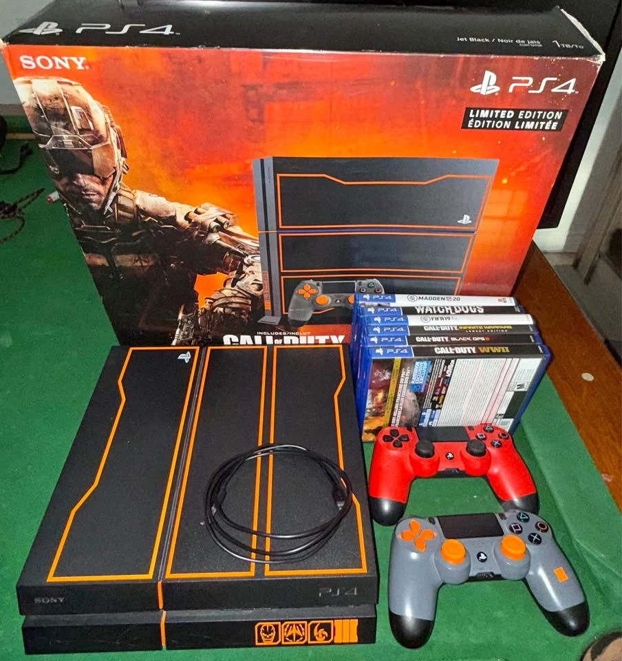 PS4 Call of Duty Limited Edition – 1TB – Excellent Condition + 6