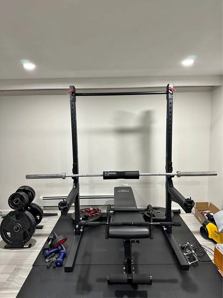Weight Bench and Squat Rack Home Gym Set