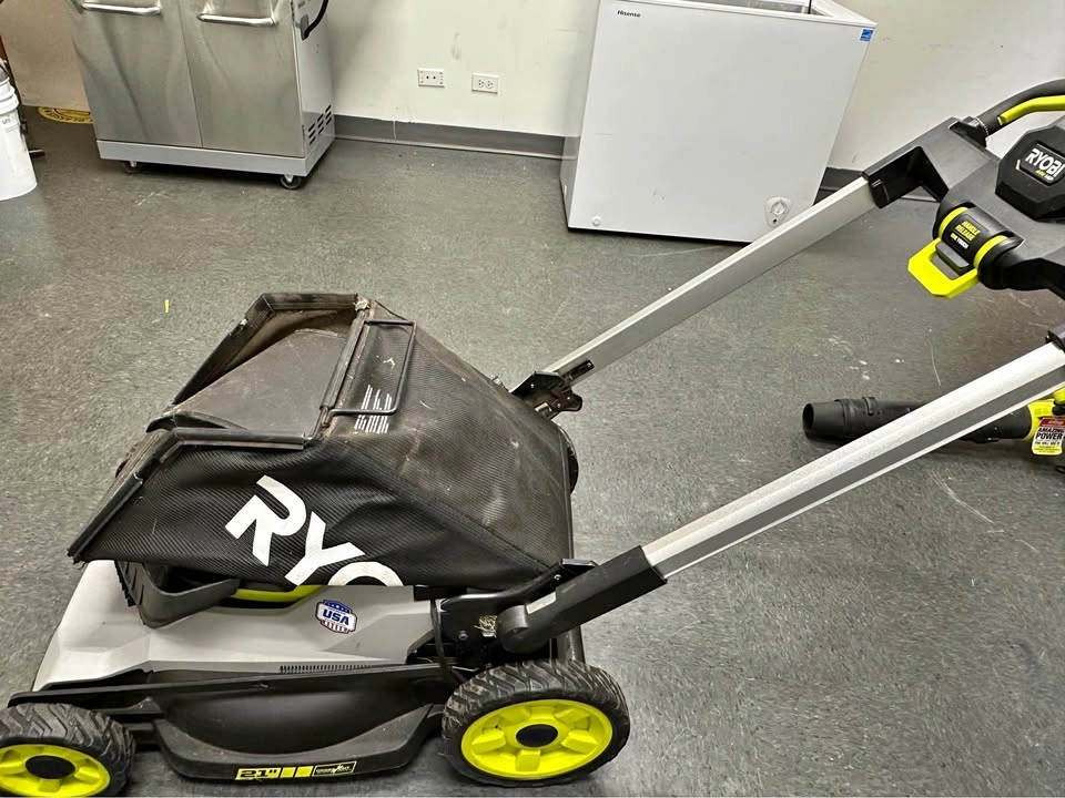Lawn mover and backpack blower