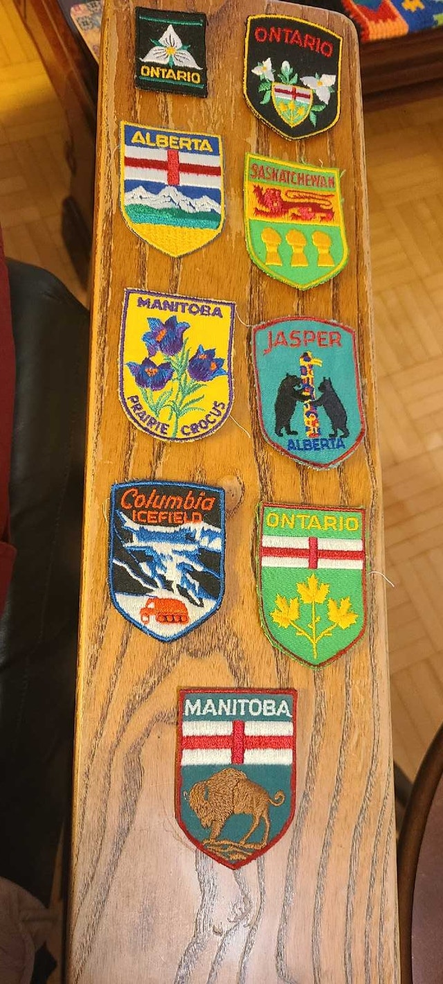 Collection of Vintage Canadian Travel Patches