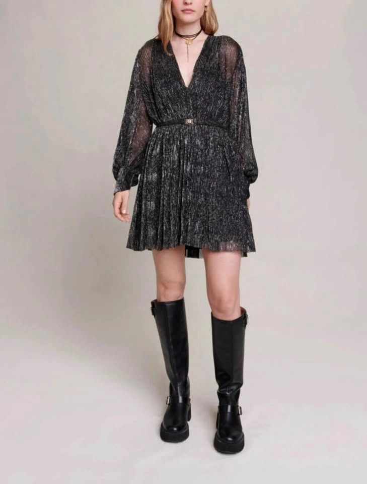 Maje short Metallic dress - photo 2