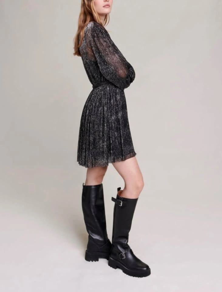 Maje short Metallic dress - photo 3