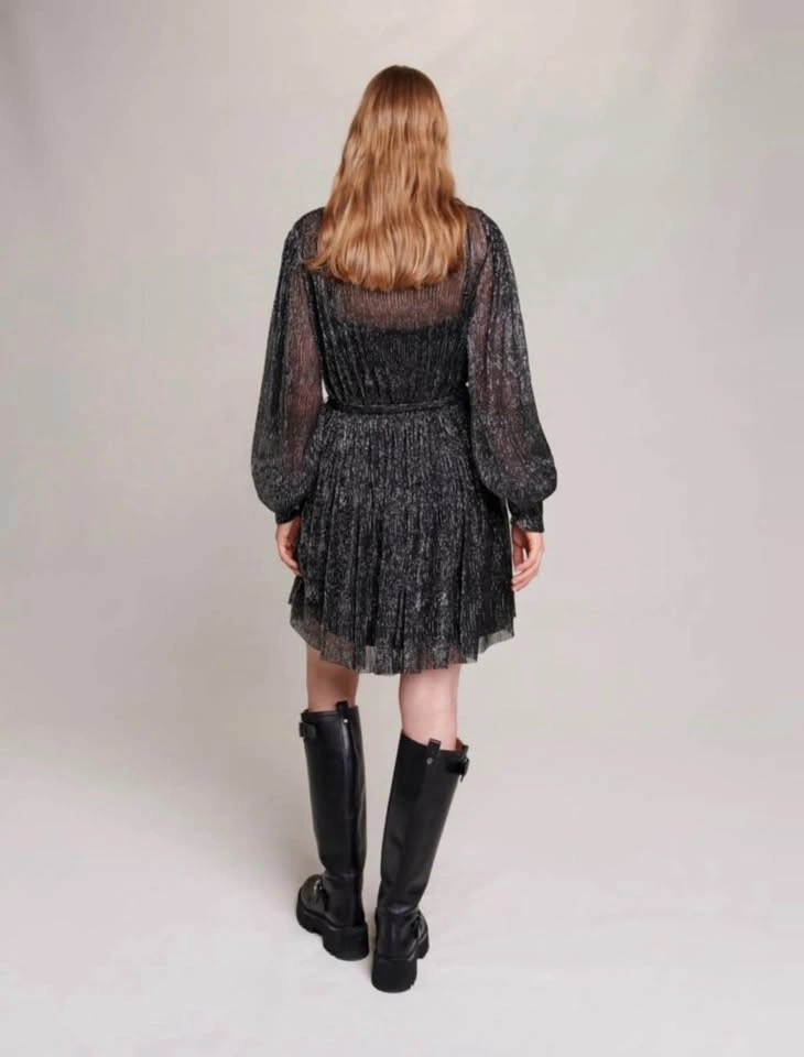 Maje short Metallic dress - photo 4