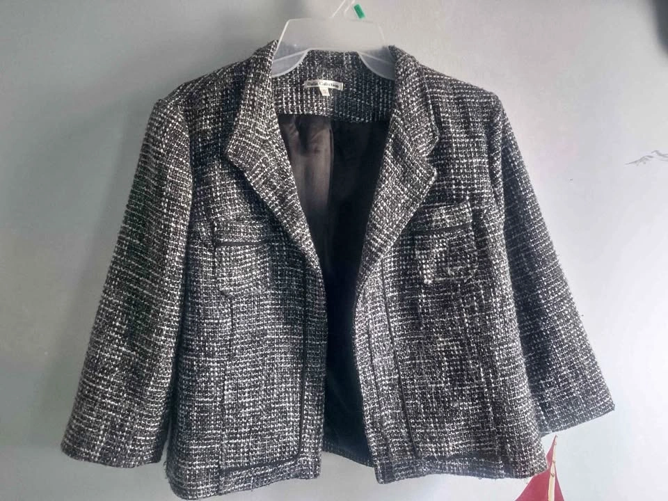 Timeless Elegance in Every Stitch - Tweed Jacket