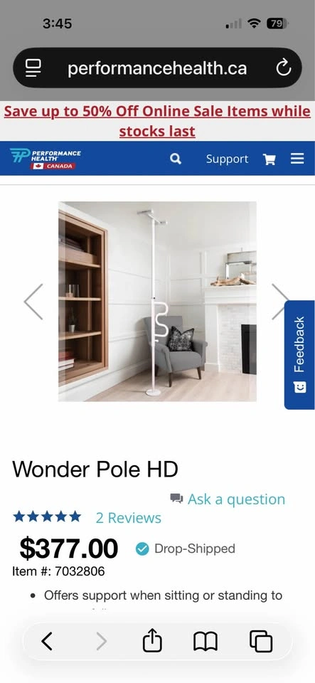Brand new in box Wonder Pole. Never opened - photo 4